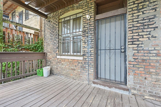 6225 S Wood St, Chicago, IL 60636 - view of deck