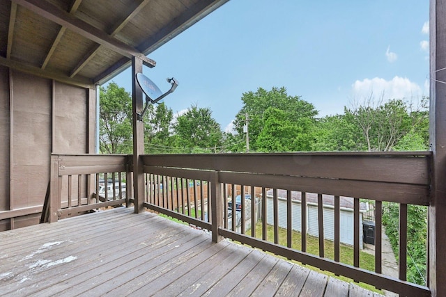 6225 S Wood St, Chicago, IL 60636 - view of wooden deck