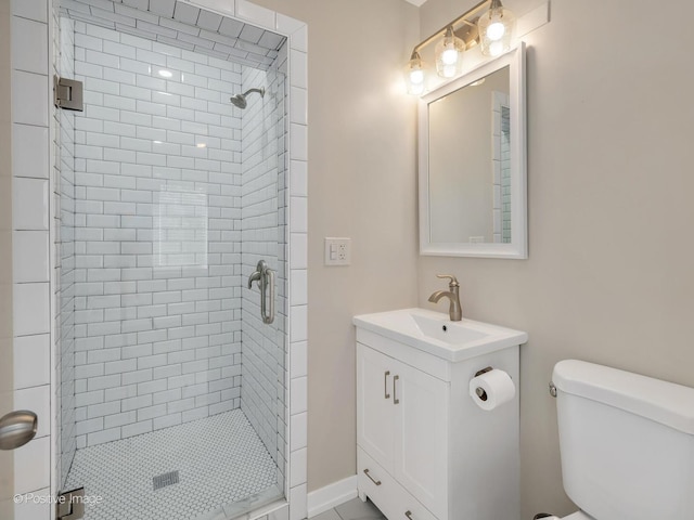 865 W Bryn Mawr Ave, Roselle, IL 60172 - bathroom featuring a stall shower and vanity