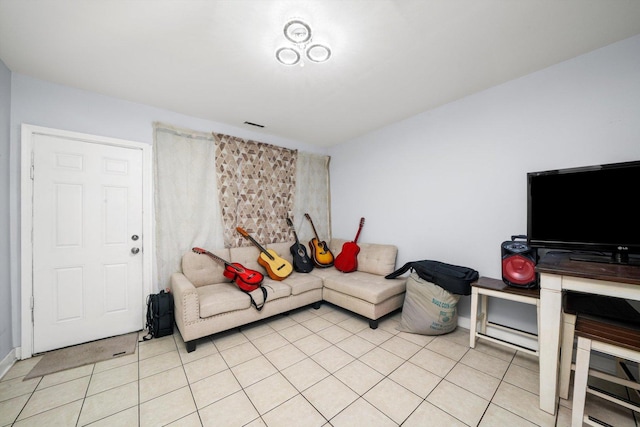 4532 S Laflin St, Chicago, IL 60609 - living area with light tile patterned flooring