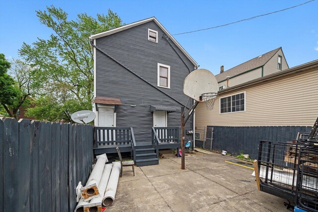 4532 S Laflin St, Chicago, IL 60609 - rear view of property with a deck and a patio area