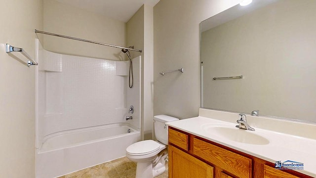 2215 Truman Trl, Mchenry, IL 60051 - full bathroom featuring vanity, washtub / shower combination, and tile patterned floors