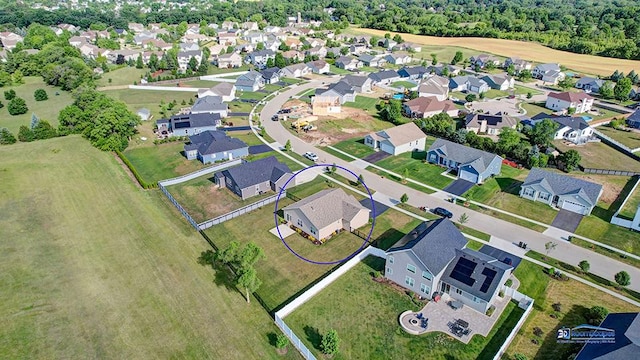 2215 Truman Trl, Mchenry, IL 60051 - aerial view of property and surrounding area featuring nearby suburban area