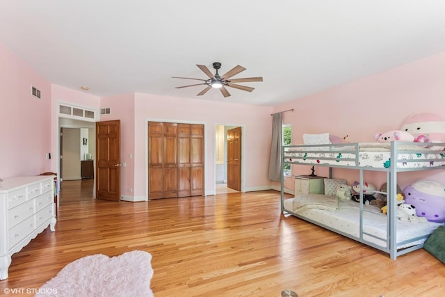 26 Red Hawk Dr, Oswego, IL 60543 - bedroom featuring light wood-style floors and ceiling fan