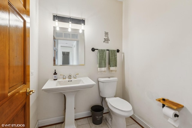 26 Red Hawk Dr, Oswego, IL 60543 - bathroom featuring toilet and tile patterned flooring