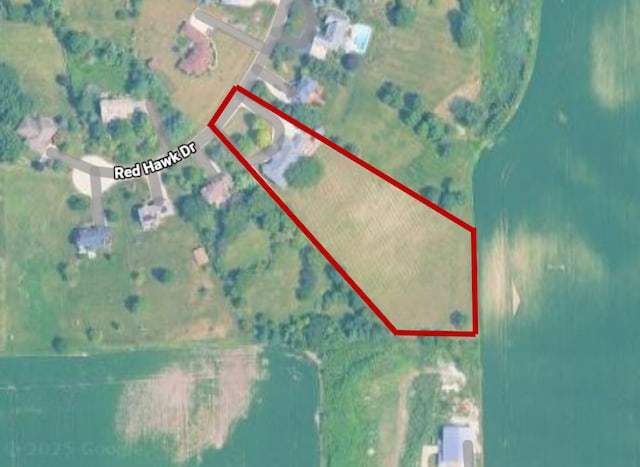 26 Red Hawk Dr, Oswego, IL 60543 - map / location with property boundaries highlighted
