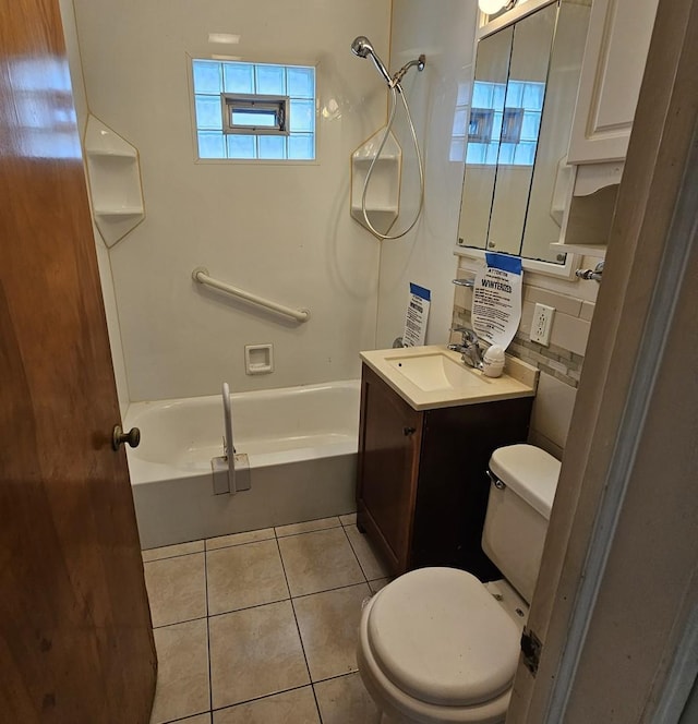 237 Pine St, Villa Park, IL 60181 - bathroom featuring vanity, bathtub / shower combination, and tile patterned floors