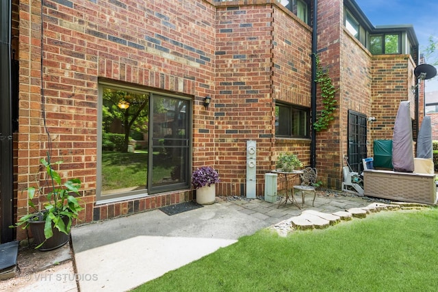806 S May St, Chicago, IL 60607 - rear view of property with brick siding and a patio area