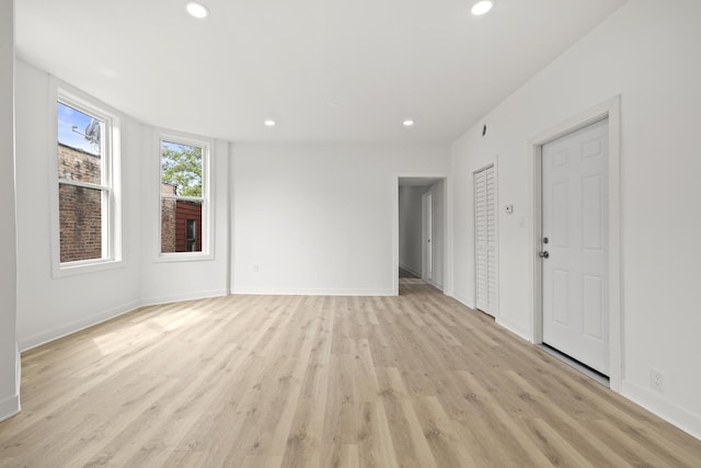 1532 S Homan Ave, Chicago, IL 60623 - spare room featuring recessed lighting and light wood-style flooring