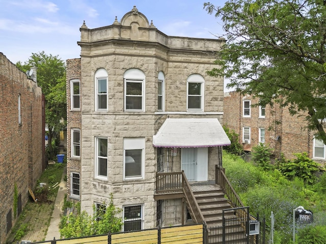 1532 S Homan Ave, Chicago, IL 60623 - view of front facade with stone siding