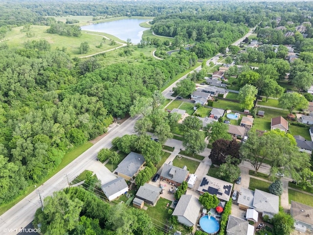 200 E Park Ave, Bloomingdale, IL 60108 - aerial view of property's location featuring a nearby body of water and nearby suburban area