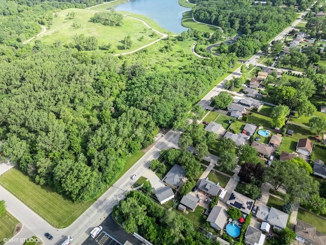 200 E Park Ave, Bloomingdale, IL 60108 - aerial overview of property's location with a large body of water and nearby suburban area