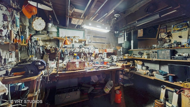 3120 N Natoma Ave, Chicago, IL 60634 - miscellaneous room featuring a workshop area