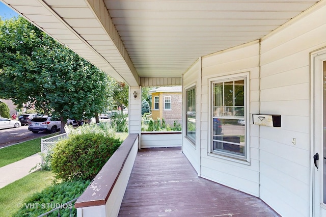 3120 N Natoma Ave, Chicago, IL 60634 - view of wooden porch