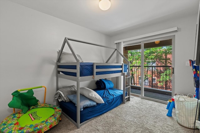 4518 S Woodlawn Ave Unit 4518, Chicago, IL 60653 - bedroom with access to exterior and carpet floors