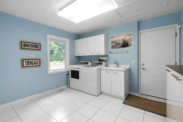 1670 Jasmine Ct, Highland Park, IL 60035 - laundry area with washing machine and dryer, cabinet space, and attic access