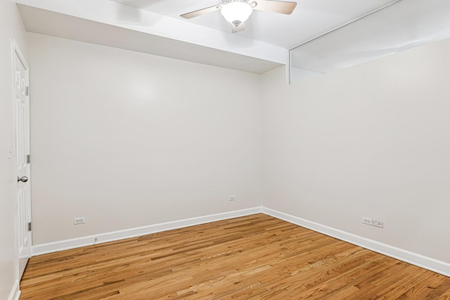 1917 S State St Unit 1, Chicago, IL 60616 - spare room featuring light wood-style flooring and a ceiling fan