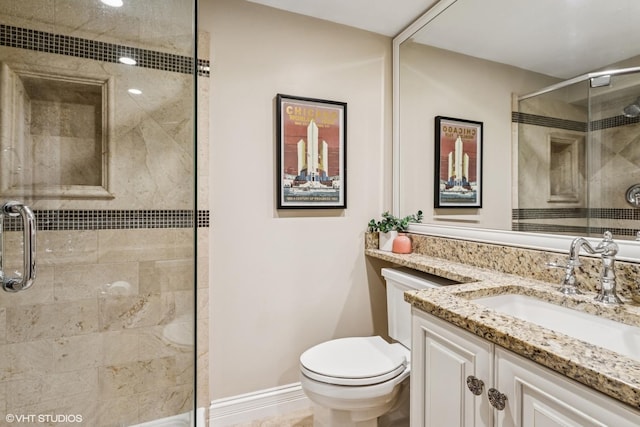 423 S Beverly Ln, Arlington Heights, IL 60005 - bathroom with vanity and a shower stall