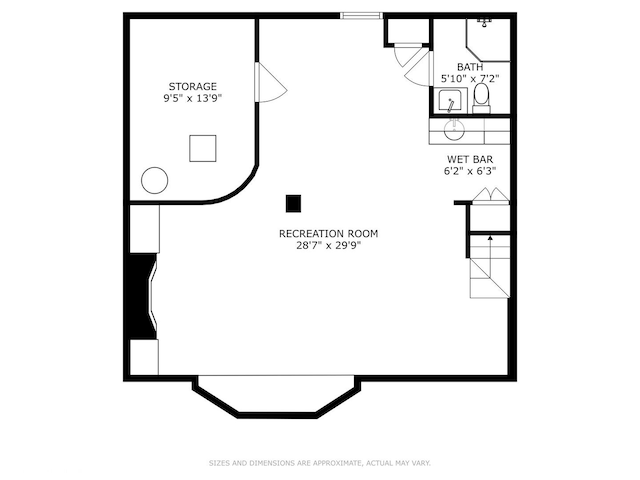 423 S Beverly Ln, Arlington Heights, IL 60005 - view of property floor plan
