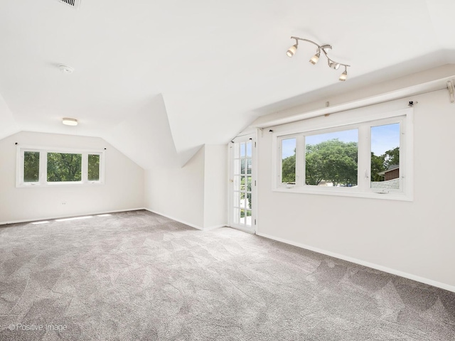 118 Burlington Ave, Clarendon Hills, IL 60514 - bonus room featuring carpet and lofted ceiling