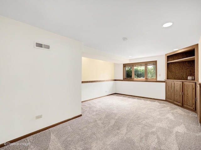118 Burlington Ave, Clarendon Hills, IL 60514 - spare room featuring light colored carpet and recessed lighting