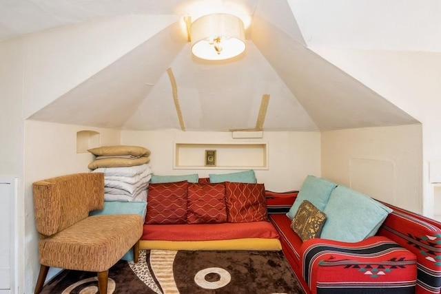 6612 N Mozart St, Chicago, IL 60645 - living area with vaulted ceiling