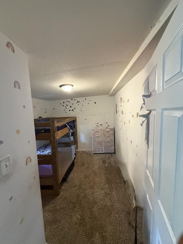 24041/2 W John St, Champaign, IL 61820 - unfurnished bedroom with carpet flooring and a textured ceiling
