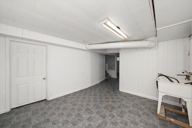 12216 S Carpenter St, Chicago, IL 60643 - finished below grade area featuring baseboards