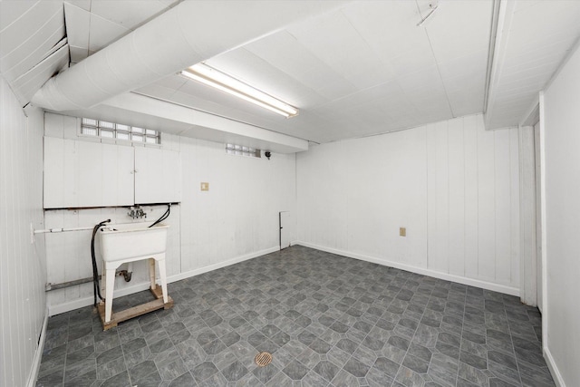 12216 S Carpenter St, Chicago, IL 60643 - finished basement featuring dark floors and baseboards