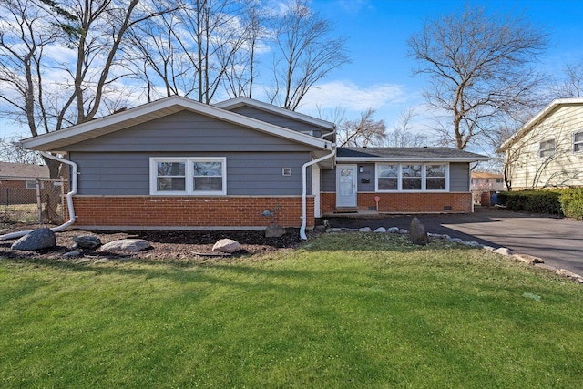 3508 Maple Ln, Hazel Crest, IL 60429 - view of front of house featuring brick siding and asphalt driveway