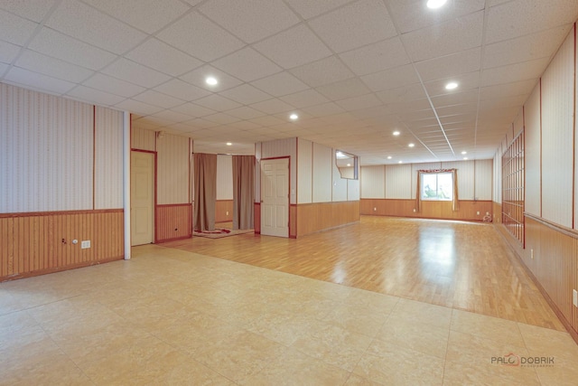 2208 Sanctuary Ct, Gurnee, IL 60031 - spare room featuring wainscoting, recessed lighting, and light flooring