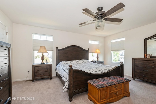 16212 W Switch Grass Rd, Lockport, IL 60441 - bedroom featuring light carpet and ceiling fan