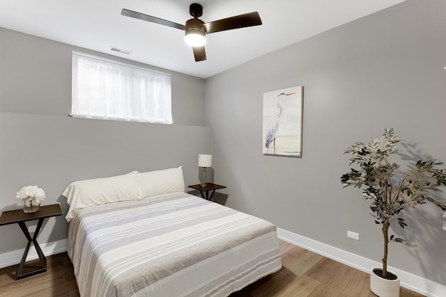 1538 W 21st St Unit 1, Chicago, IL 60608 - bedroom featuring wood finished floors and a ceiling fan