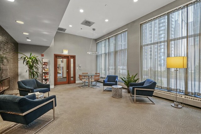420 E Waterside Dr Unit 1302, Chicago, IL 60601 - lobby featuring recessed lighting and a high ceiling