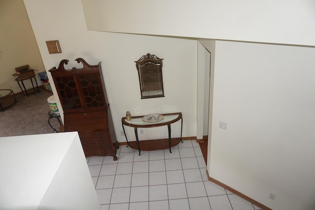 4914 W State Route 113, Kankakee, IL 60901 - hallway with baseboards and light tile patterned flooring