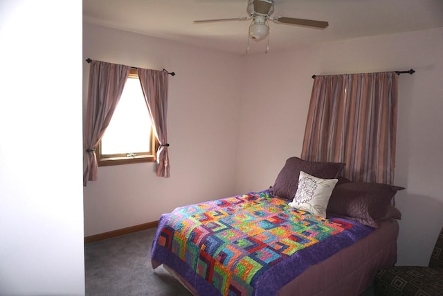 4914 W State Route 113, Kankakee, IL 60901 - carpeted bedroom with baseboards and ceiling fan