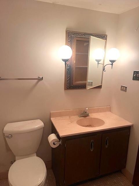 9550 Mason Ave Unit 2, Oak Lawn, IL 60453 - bathroom with vanity and toilet