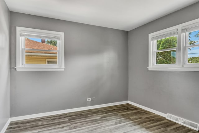 308 Dalton Ave, Mundelein, IL 60060 - empty room featuring healthy amount of natural light and wood finished floors