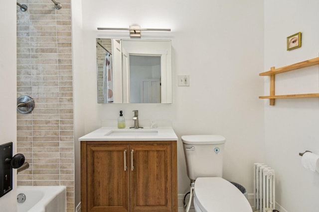 6329 N Wayne Ave Unit 3N, Chicago, IL 60660 - full bathroom featuring radiator, vanity, and tub / shower combination