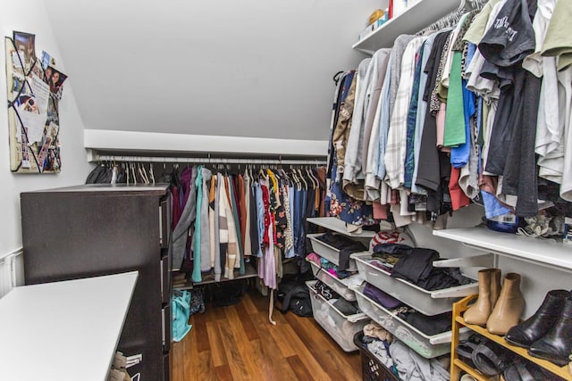 3938 N Southport Ave Unit G, Chicago, IL 60613 - walk in closet with wood finished floors