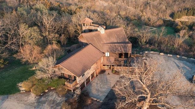2003 W Hanover Rd, Hanover, IL 61041 - aerial overview of property's location featuring a forest