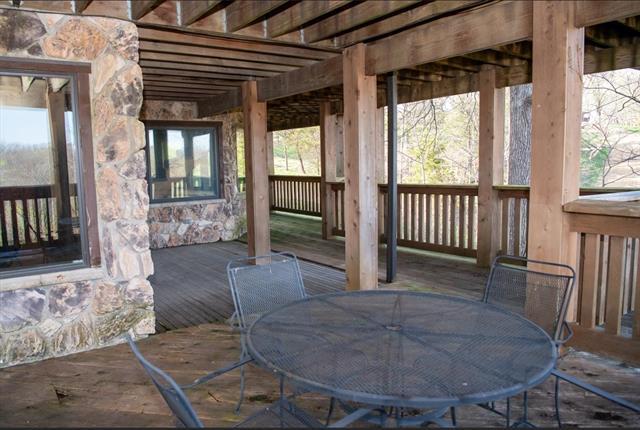 2003 W Hanover Rd, Hanover, IL 61041 - view of patio / terrace featuring a deck and outdoor dining space