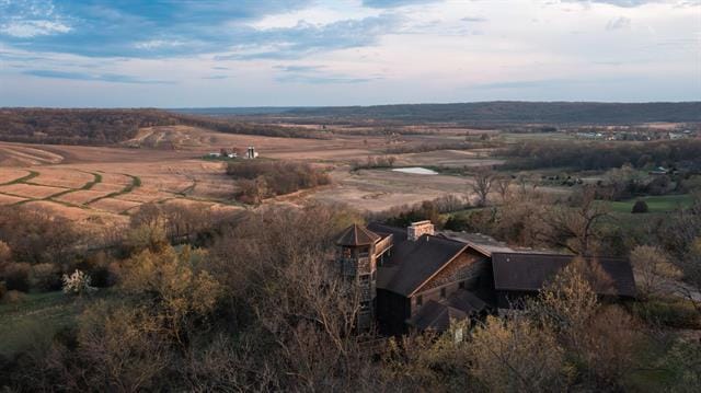 2003 W Hanover Rd, Hanover, IL 61041 - aerial view of property's location with rural landscape