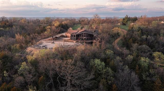 2003 W Hanover Rd, Hanover, IL 61041 - view of property location with a heavily wooded area