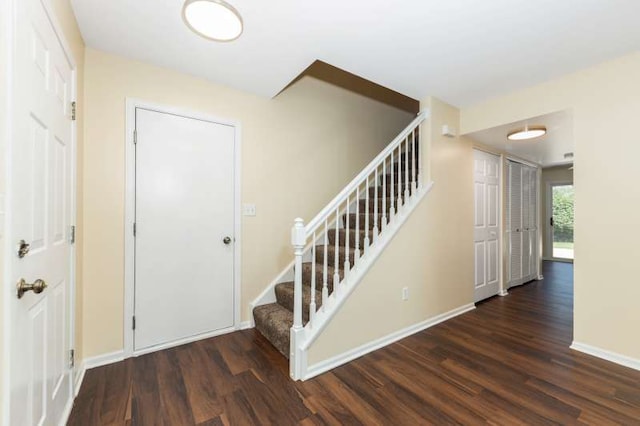 2054 Trafalger Ct, Romeoville, IL 60446 - stairway with wood finished floors and baseboards