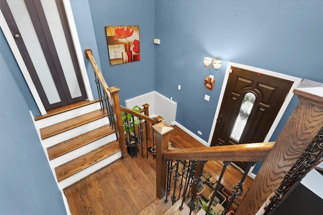 9631 Fullerton Ave, Franklin Park, IL 60131 - stairs featuring wood finished floors and baseboards