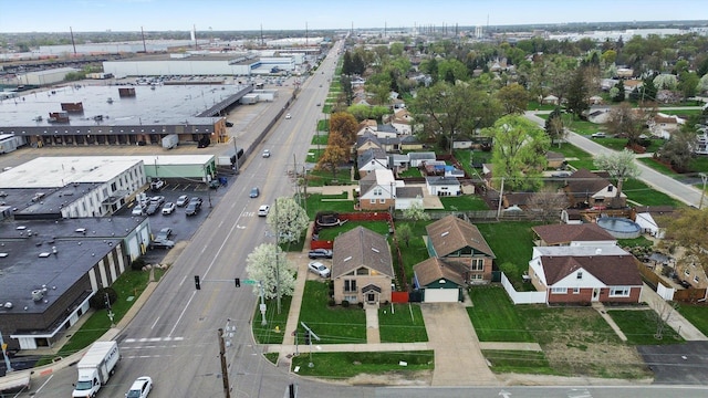 9631 Fullerton Ave, Franklin Park, IL 60131 - aerial view of property and surrounding area featuring nearby suburban area