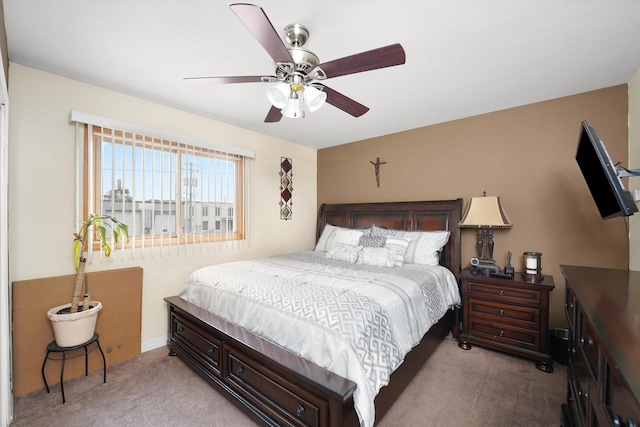 9631 Fullerton Ave, Franklin Park, IL 60131 - bedroom featuring light colored carpet and ceiling fan