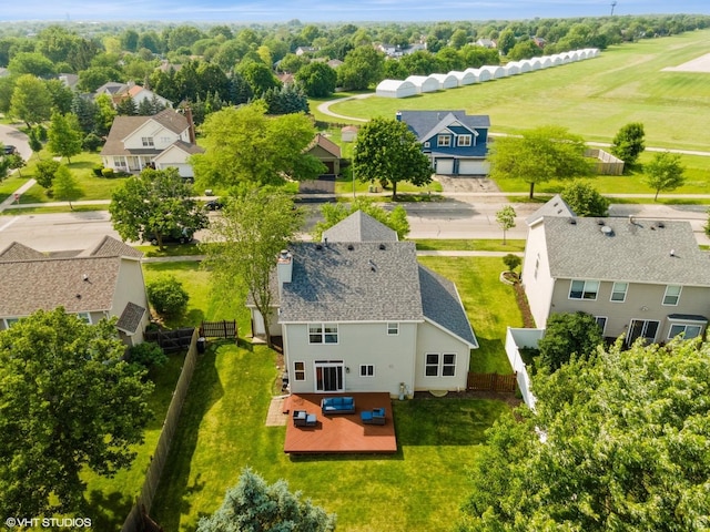 1389 Lily Cache Ln, Bolingbrook, IL 60490 - aerial perspective of suburban area