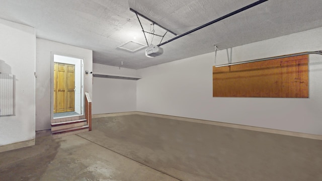 1389 Lily Cache Ln, Bolingbrook, IL 60490 - garage featuring a garage door opener and baseboards
